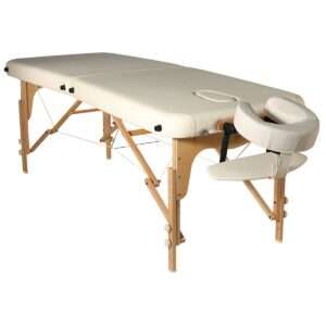 Table de massage pliante DUNE 76 - Blanc cassé