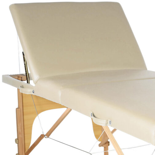 Table de massage pliante vague 70 bois zoom