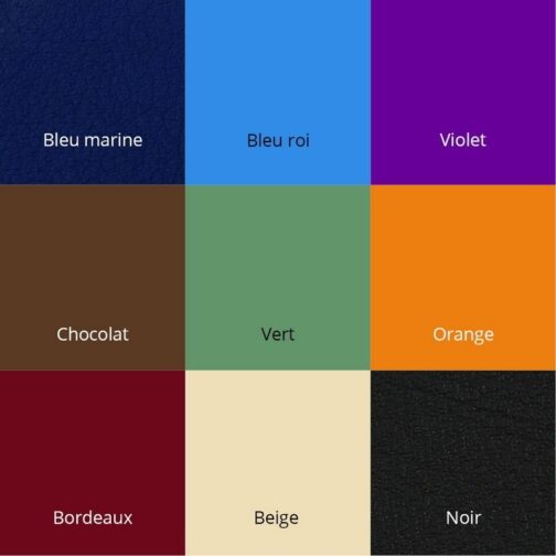 Ensembles de différentes couleurs des têtières