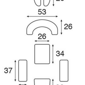 Plan chaise de massage Ecopostural