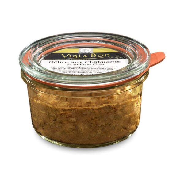 Délice aux Châtaignes & au Foie Gras - 90g