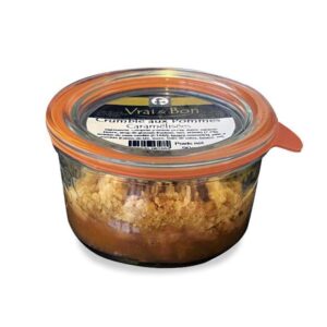 Crumble aux Pommes caramélisées- 90g