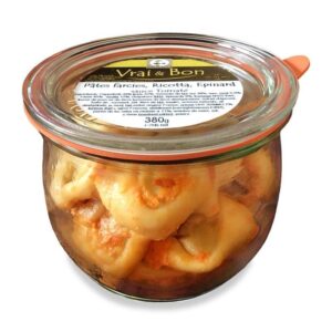 Pâtes farcies Ricotta Epinard, sauce tomate - 380g