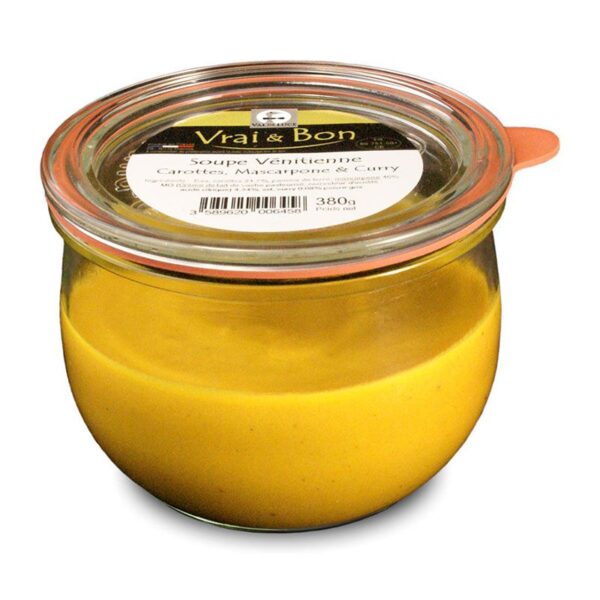 Soupe Vénitienne (Carottes, Curry & Mascarpone) - 380g